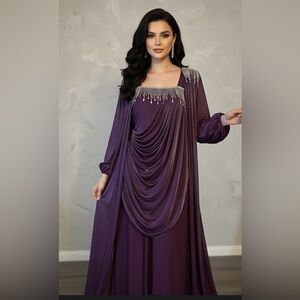 New With Tags – Elegant Evening Gown by UAE Designer Sultana